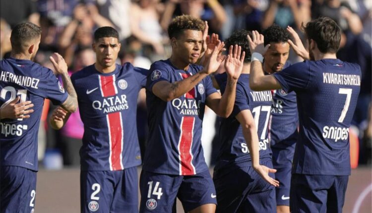 باريس سان جرمان يتوج ببطولة الدوري الفرنسي