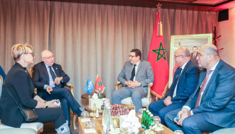 عبد الصمد قيوح يجري مباحتات مع رئيس مجلس الطيران المدني الدولي