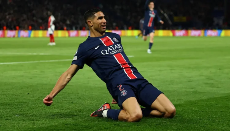 أشرف حكيمي أفضل لاعب إفريقي في فرنسا