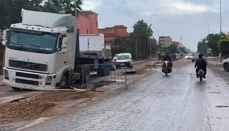 بدء مشروع إعادة هيكلة شارع للا خديجة في حد السوالم