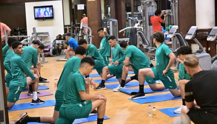 منتخب الشباب يبدأ تحظيبراته لملاقاة نيجيريا