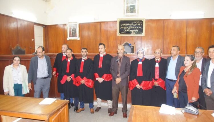 أداء اليمين القانونية للمفوضين القضائيين الجدد بمحكمة سيدي بنور"