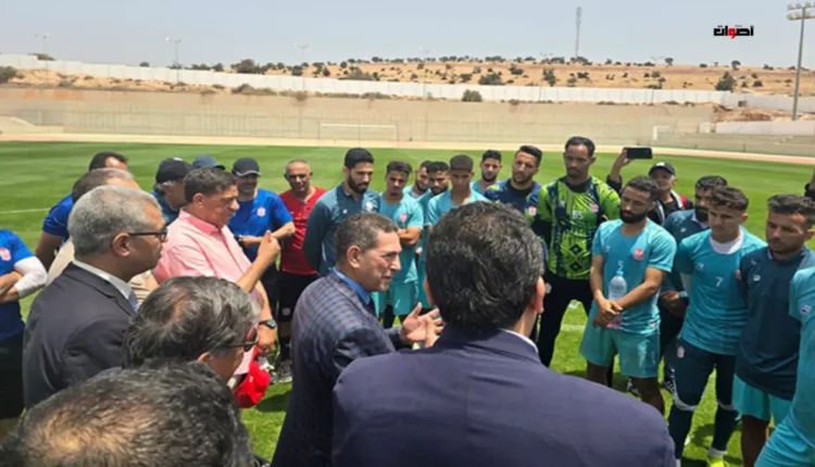 سعيد أمزازي يحفز لاعبي حسنية أكادير قبل مواجهة السد الحاسمة