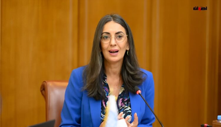 نادية فتاح، وزيرة الاقتصاد والمالية،