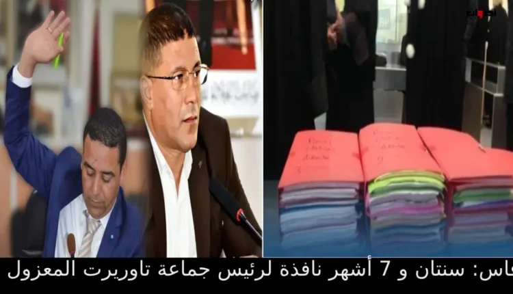 فاس: سنتان و7 أشهر نافذة لرئيس جماعة تاوريرت المعزول في قضية فساد مالي
