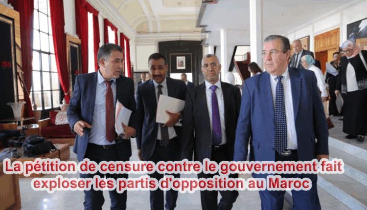تقديم ملتمس الرقابة ضد الحكومة يفجر المعارضة البرلمانية بالمغرب
