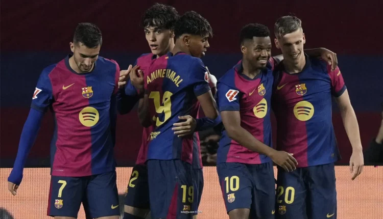 برشلونة يتوج بلقب الدوري الإسباني للمرة 28 في تاريخه