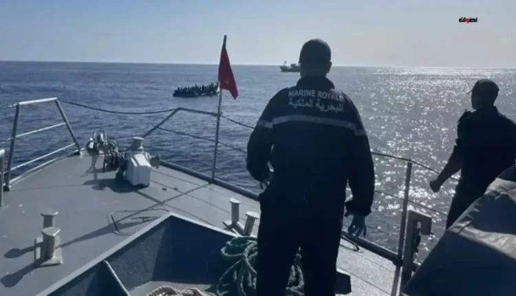 البحرية الملكية المغربية تعترض قاربين مطاطيين يحملان مهاجرين سريين في طريقهما إلى سبتة