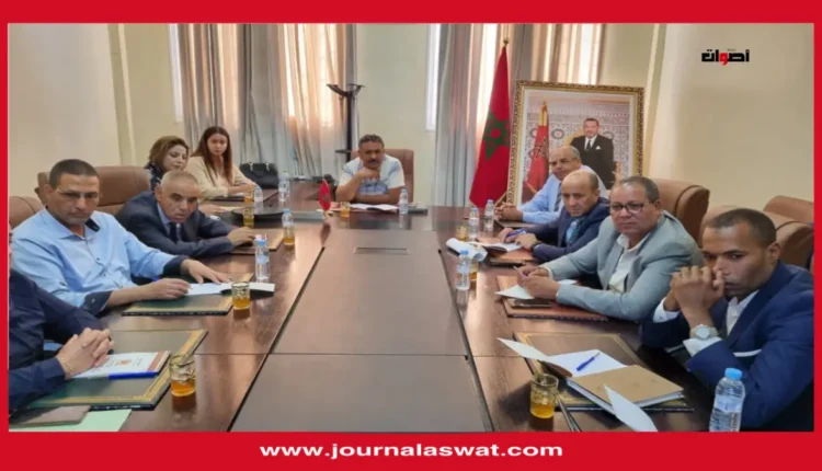 عقد لجنة تنمية مناطق الواحات والمناطق القروية والجبلية بجهة درعة تافيلالت اجتماعًا تحضيريًا للدورة العادية لمجلس الجهة