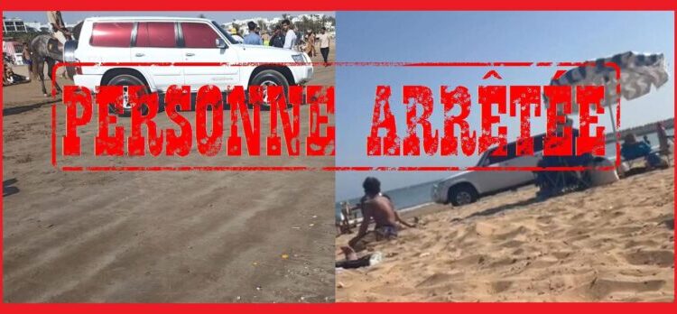 صدمة على رمال أكادير.. سيارة فارهة تقتحم الشاطئ وتروع المصطافين
