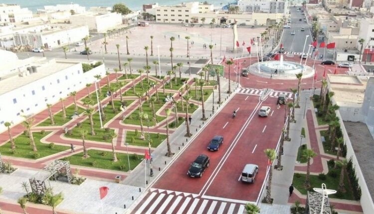  الداخلة: تحديث شارع الوفاء يعكس رؤية تنموية شاملة