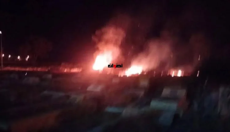 أزيلال : النار المشتعلة بتيلوكيت لهيب مستعر قد لا تطفئه إلا رحمة السماء.