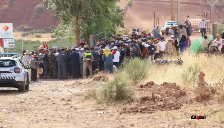 خنيفرة: احتجاجات بدوار دار إيبغلان للمطالبة بحصتهم من مياه السقي