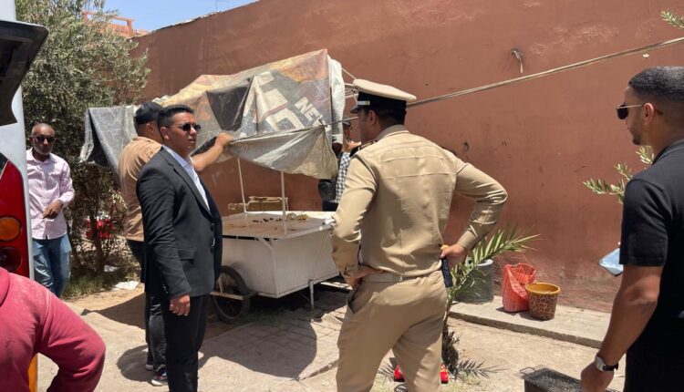 مراكش: قائد الملحقة الإدارية بجليز يقود حملة موسعة لحجز العربات المجرورة يدوياً