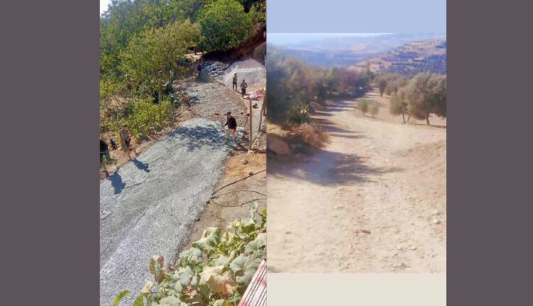 ساكنة دواوير القيطون والرضاونة بـ"الجبابرة" تاونات تفك العزلة عن طريقها بـ"التويزة"