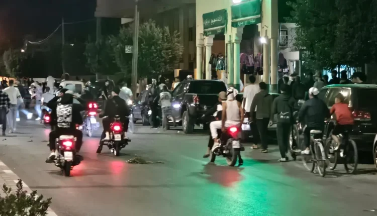 صورة من أحداث الشغب عقب مظاهرات جيل زيد في جرسيف