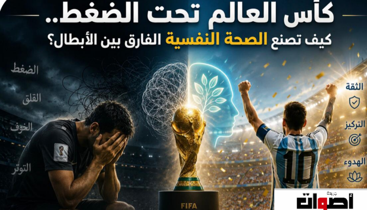 كأس العالم تحت الضغط.. كيف تصنع الصحة النفسية الفارق بين الأبطال؟