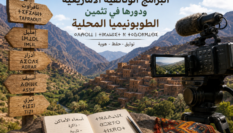 البرامج الوثائقية الأمازيغية ودورها في تثمين الطوبونيميا المحلية