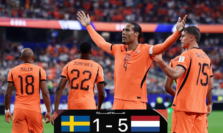 هولندا تكتسح السويد بخماسية في كأس العالم 2026