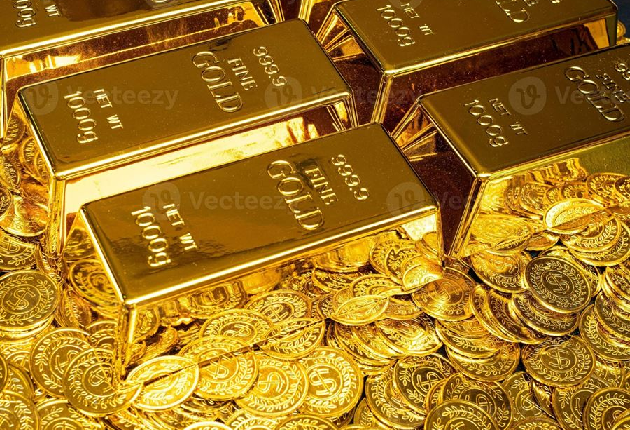 الذهب يتجه نحو الخسارة للأسبوع الرابع