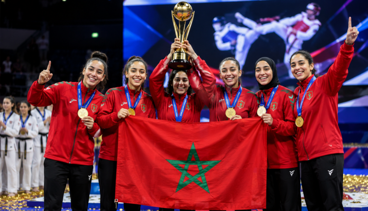 المغربيات يتوجن بذهبية كأس العالم للتايكواندو