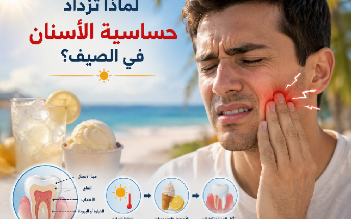 لماذا تزداد حساسية الأسنان في الصيف؟
