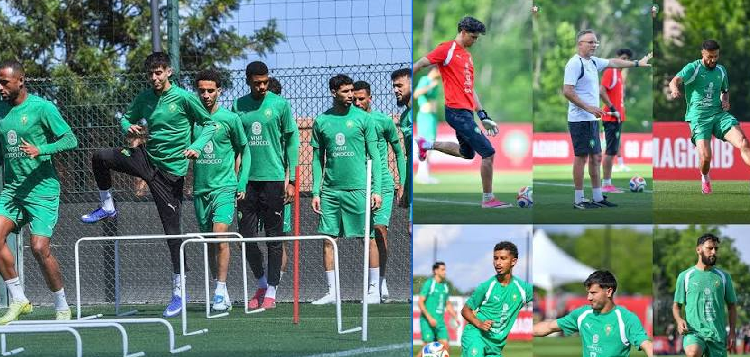 المنتخب المغربي يبدأ التحضير لمواجهة فرنسا في ربع نهائي المونديال