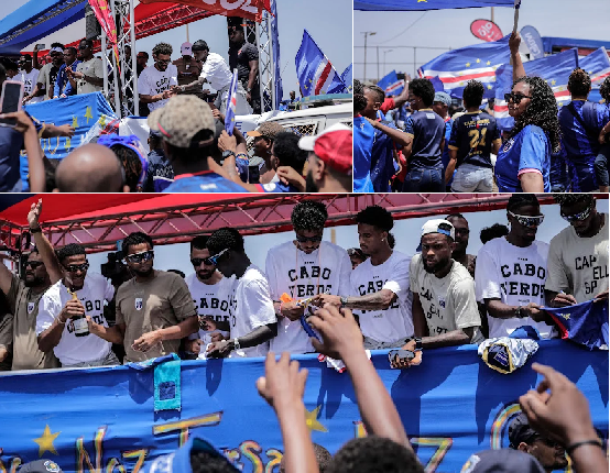 استقبال منتخب الرأس الأخضر