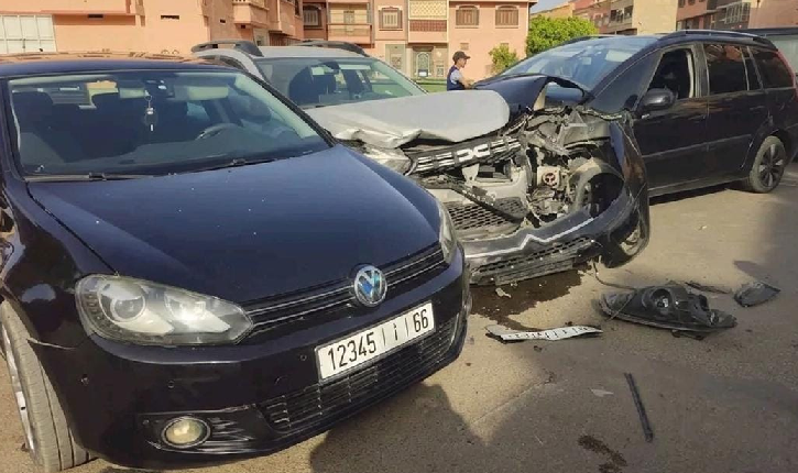 حادث سير يستنفر السلطات بحي عواطف 2 بقلعة السراغنة