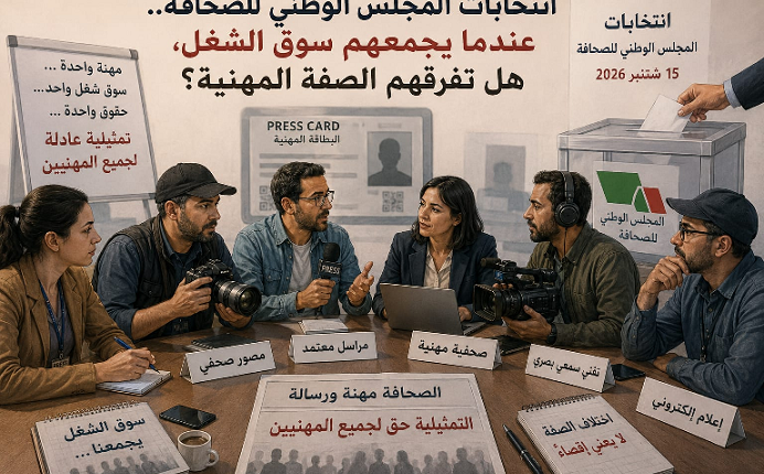 انتخابات المجلس الوطني للصحافة تفتح نقاش التمثيلية المهنية