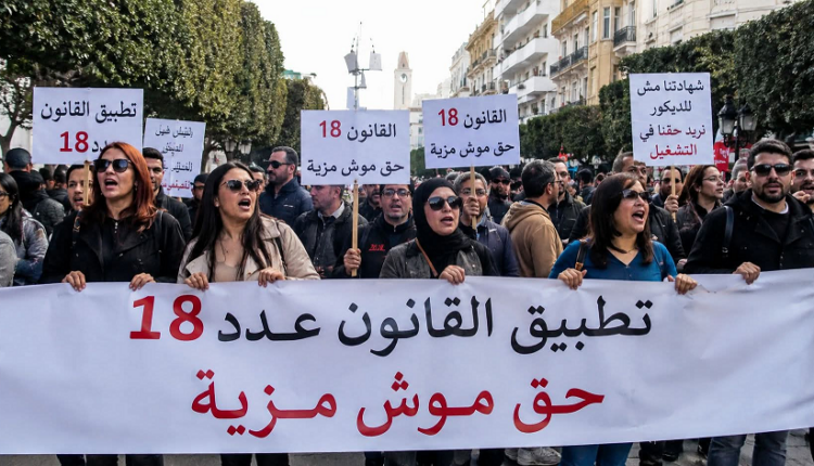 عشر سنوات من البطالة.. ماذا بقي من قانون المعطلين في تونس؟